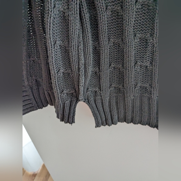 Banana Republic Cotton Dark Gray Knit Vest Size S - Picture 5 of 6